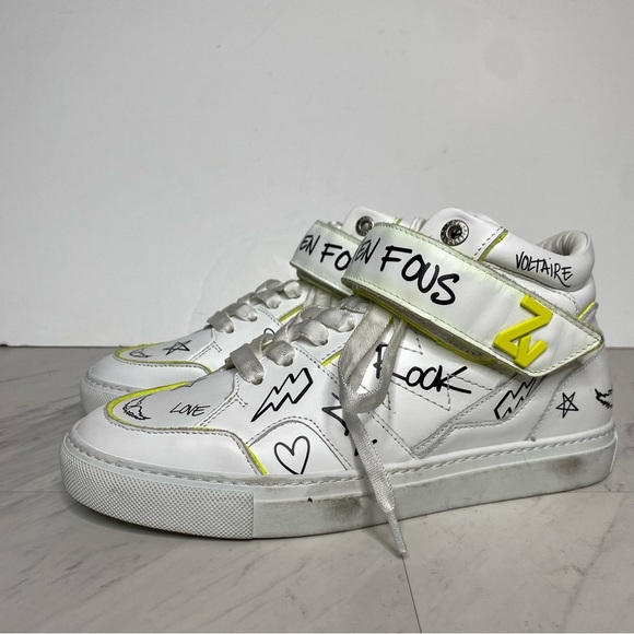 Zadig & Voltaire Mid Flash Sneaker 38 / 8 - Picture 15 of 15